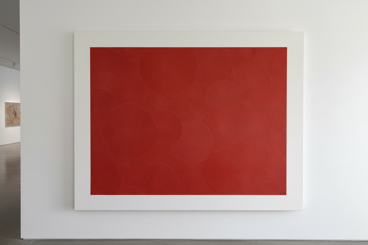 Cercles — No. 1 displayed in a luxury gallery setting